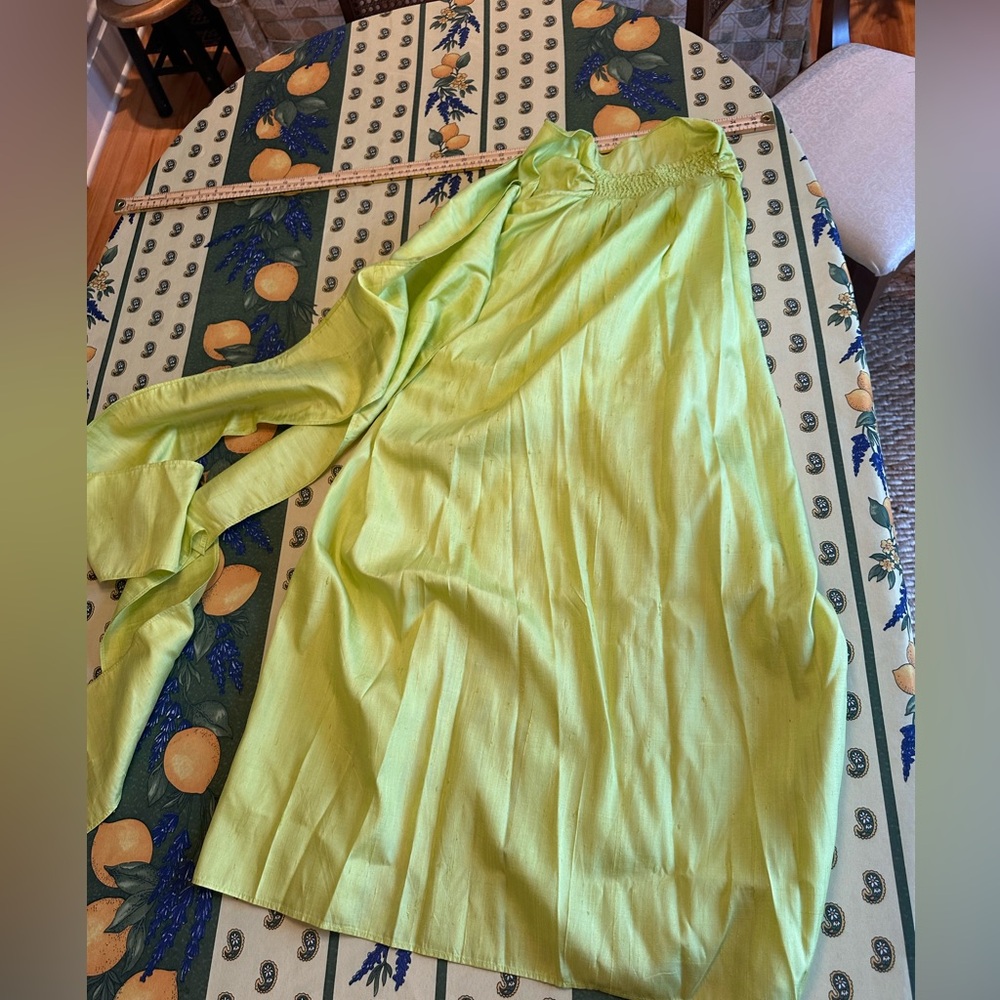 NWT Julia Amory Cartagena Wrap Skirt Dupioni Silk - Picture 10 of 14